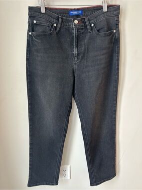 Scotch & Soda Amsterdam Women’s Black Grey Slim Ankle Jeans Grunge Gorpcore